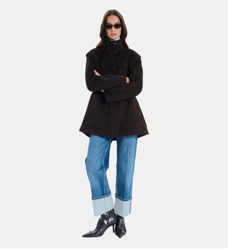 Manteau Malorie Chocolat Zapa