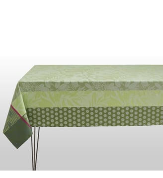 Nappe enduite Nature Urbaine - 100% coton enduction acrylique - Le Jacquard Francais - Gazon