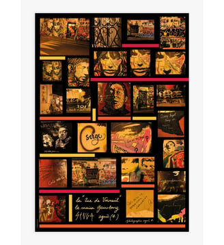 Affiche rue de verneuil - Agnès b. - Multicolore