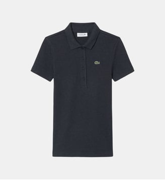 Polo L.12.D slim fit coton côtelé - Lacoste - Gris