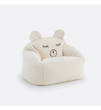 Fauteuil ourson, Midou - So'Home - Écru