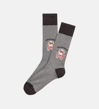 Chaussettes en coton - Ma meilleure vie Gris - Arthur - Gris