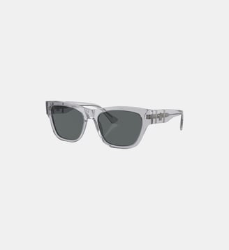 Medusa Biggie Sunglasses - Versace - Gris transparent