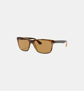 Lunettes de soleil Carré RB4181 - Ray Ban - Havana clair