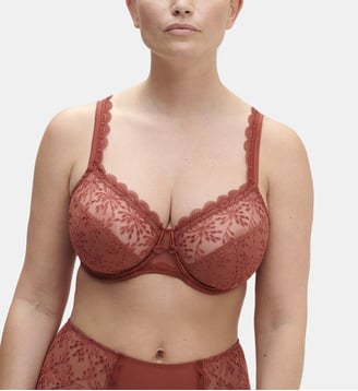 Soutien-gorge avec armatures emboitant - Terre de Sienne - Simone Pérèle - Marron