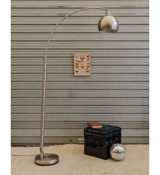 Lampadaire chromé Julien N°415- Produit chiné - Debongout - Argenté