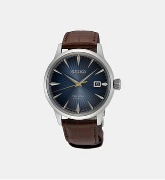 Montre automatique Presage Bleu foncé SRPK15J1 - Seiko - Argenté