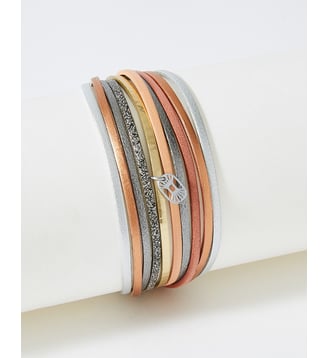 bracelet cuirs Malicieux Althéa Flowers for Zoe