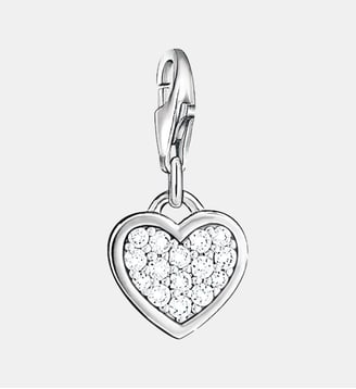 Pendentif Charm cœur scintillant - Thomas Sabo - Argent