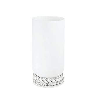 Vase Grand Modèle en Porcelaine - BABYLONE - Christofle - Blanc