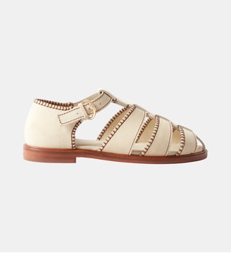 Sandales cuir - Claudie Pierlot - Écru