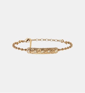 Bracelet souple   - Farah - Satellite - Doré