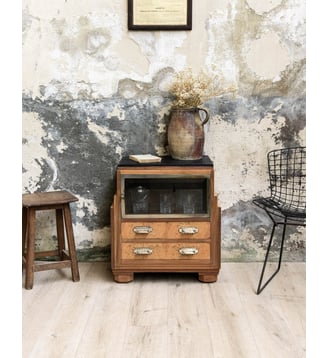 Petit buffet art déco Gilbert N°1560- Produit chiné - Debongout - Noir