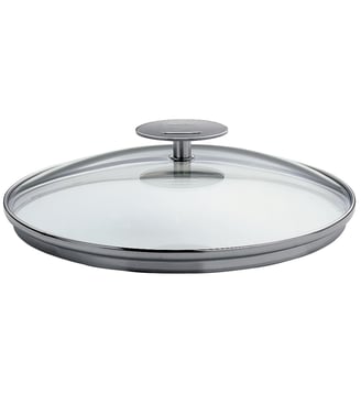 Couvercle en verre bombé - Platine Mutine fixe - Cristel - Transparent