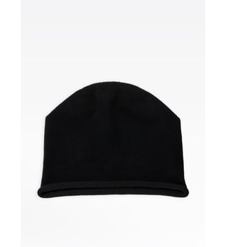 bonnet roulotté en coton - Agnès b. - Noir