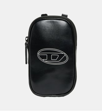 Sac bandoulière Winty avec logo - Diesel Kids - Noir