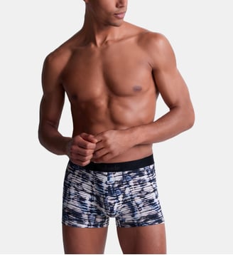 Boxer classique - Aubade - Beige et bleu