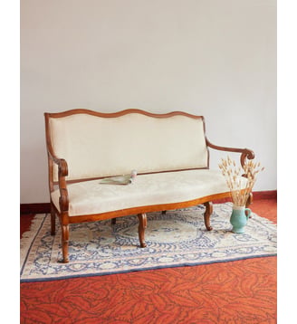 Banquette en bois Martine N°165 - Produit chiné - Debongout - Bois clair