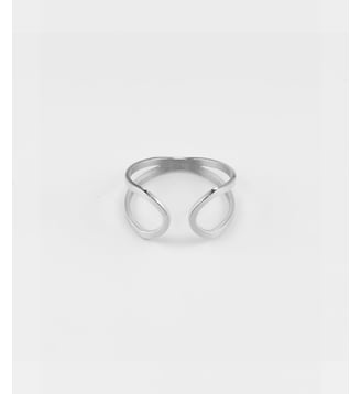 Bague Infinity  en Acier - Zag Bijoux - Argenté