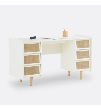 Bureau double caisson 6 tiroirs La Redoute Interieurs
