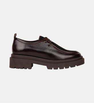 Derbies Noreen Cuir - Bobbies - Espresso et grizzli