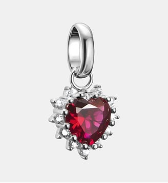 Pendentif Charm cœur rouge True Romance Connect - Thomas Sabo - Argent