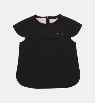 Sweat-shirt à col rond avec logo - Marni - Noir