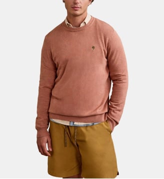 Pull Jersey MARLY - Faguo - Brique clair