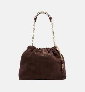 Sac M Suede June Tote - Ba&sh - Chocolat