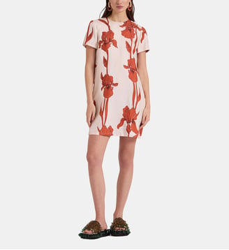Robe Mini Swing Iris Dark Orange La DoubleJ