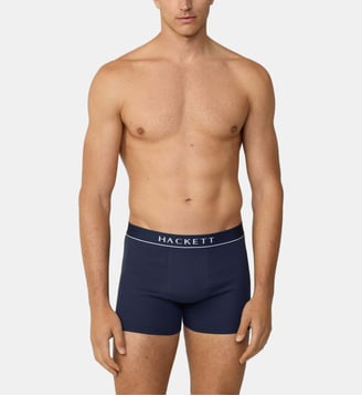 Lot De 3 Boxers En Coton - Hackett London - Navy