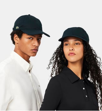 Casquette twill de coton - Lacoste - Vert foncé