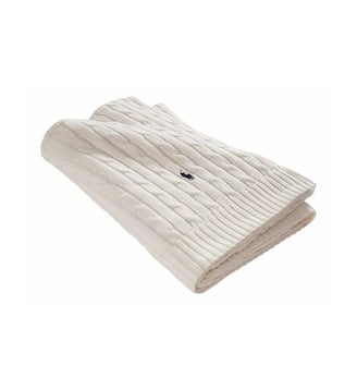 Plaid en coton - Ralph Lauren Home - Off white