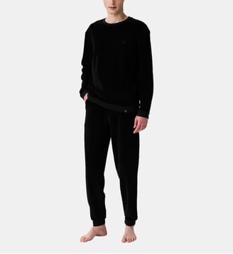 Pyjama en velours - Ténor - Arthur - Noir