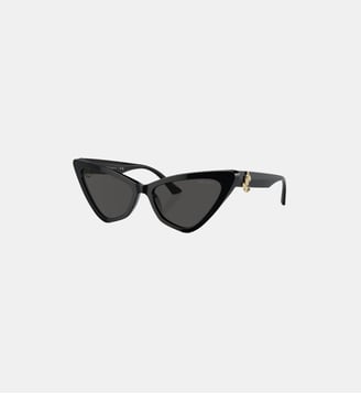 Lunettes de soleil Œil de chat JC5008 - Jimmy Choo - Gris foncé