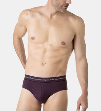 Slips, lot de 3, BUSINESS - Eminence - Prune noir anthracite