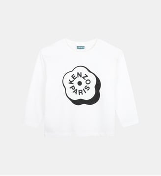 Tee-shirt manches longues - Kenzo Kids - Off white