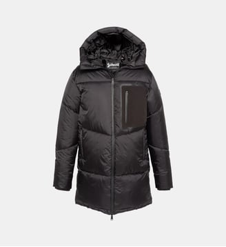 Parka longue à capuche - Schott - Noir
