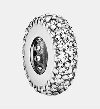 Charm Espaceur Scintillant Transparent - Pandora - Argenté