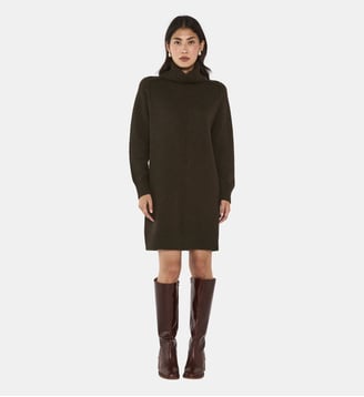 Robe Maille Droite Laine Mélangée Parfaite Maison 123