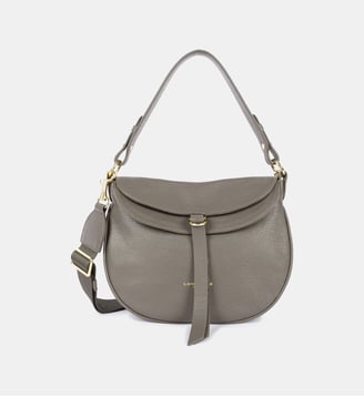 Sac besace Dune Gaia en cuir - Lancaster - Rouge