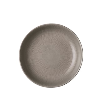 Grande Assiette Creuse 21 Cm - Modulo Nature - Degrenne - Terre d'ombre