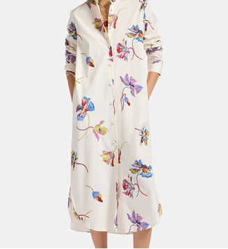 Robe Sundowner Tunic Infiorata White - La DoubleJ - Blanc