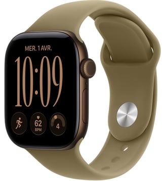 Montre connectée Serie 12 42mm Alu Bronze / Olive S/M Apple