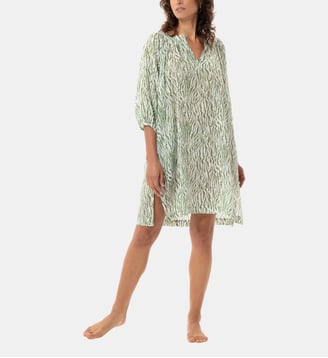 Kaftan en voile de coton BRONZETTE 240 - Lingerie Le Chat - Multicolore