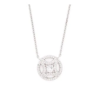 Pendentif Perpétuel.le 0.25 carat pavé - Loyal.e Paris - Or blanc