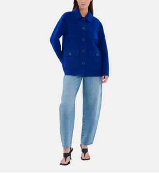 Manteau Madeline Bleu Roi - Zapa - Bleu roi