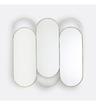 Miroir triptyque laiton La Redoute Interieurs