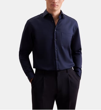 Chemise d'affaires 1/1 Regular Col Kent - Seidensticker - Navy