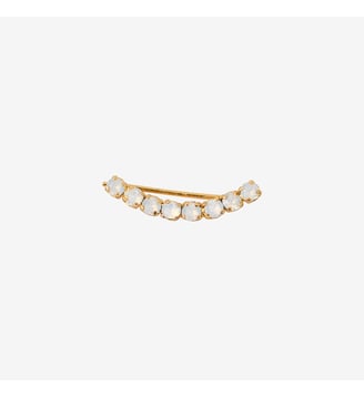 Dessus d'oreille doré solo - PARIS - Caroline Najman - Blanc